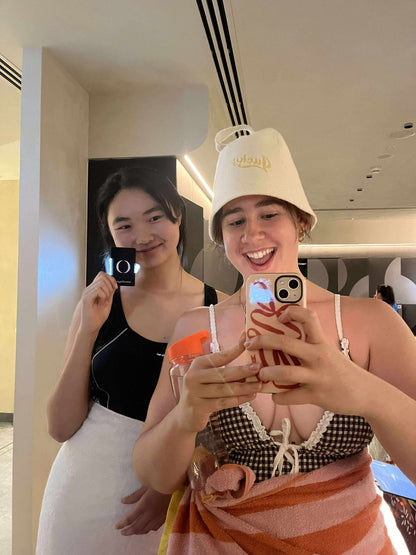 Traditional Wool Sauna Hat